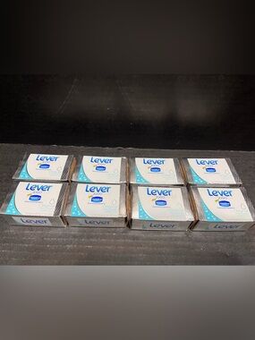 Lot Of 8 Lever 2000 With Vaseline Original Fresh Soap Bars Discontinued & HTF